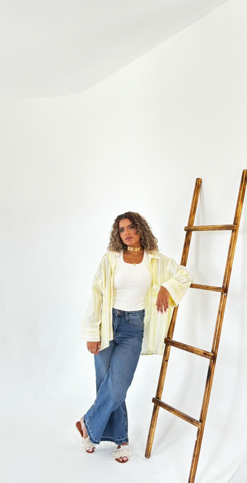 The linen shirts