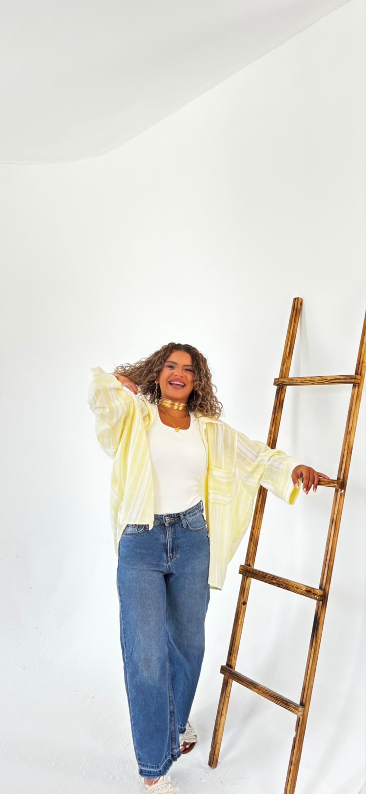 The Yellow Stripes Linen Shirt