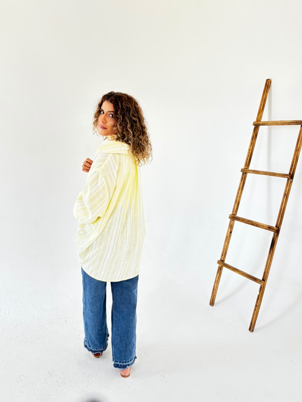 The Yellow Stripes Linen Shirt